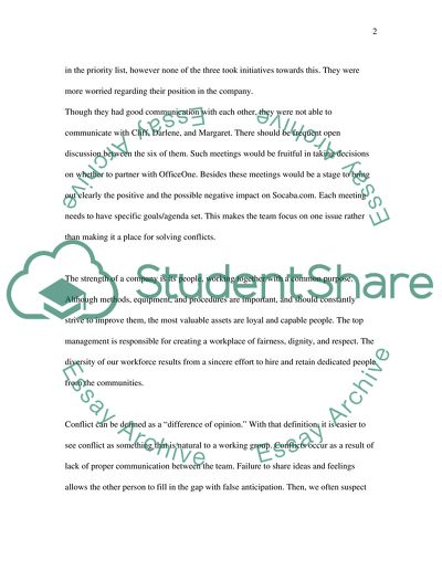 Entrepreneurs versus Executives at Socabacom