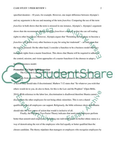 Case study 3 peer review 1