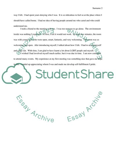 Cultural Gap and LGBT Meeting