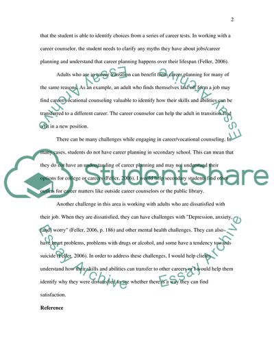 The Role of Counsellor