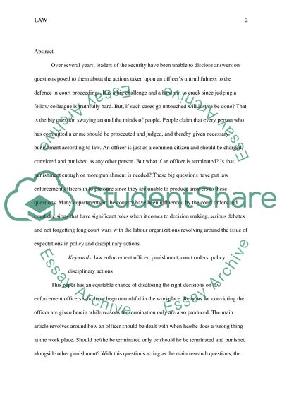 Disclosing Officer Untruthfulness to the Defense in Court proceedings