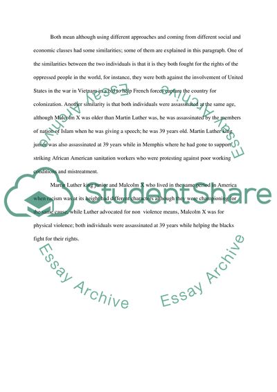 Martin Luther King Jr, Malcolm X, and the Civil Right Struggle of the 1950s and 1960s