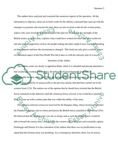 Passchendaele: The Untold Story by Robin Prior and Trevor Wilson