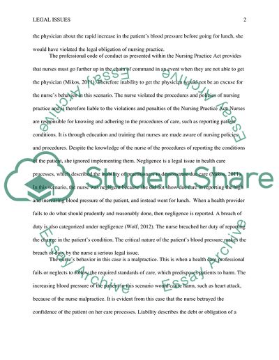 Nursing Practice Breakdowns
