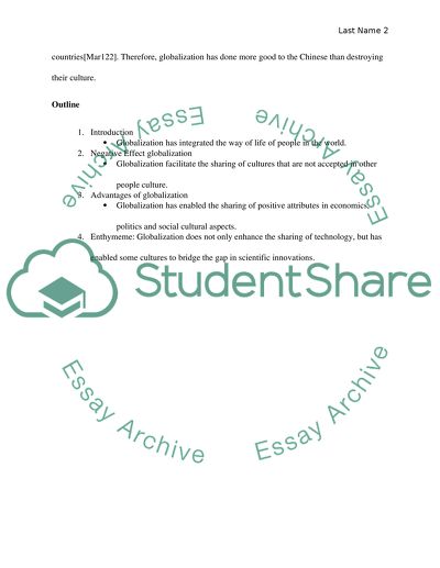 Introduction outline