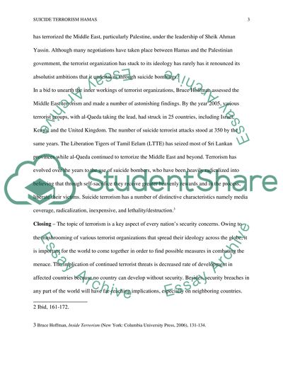 Terrorism and Nations Security Concerns