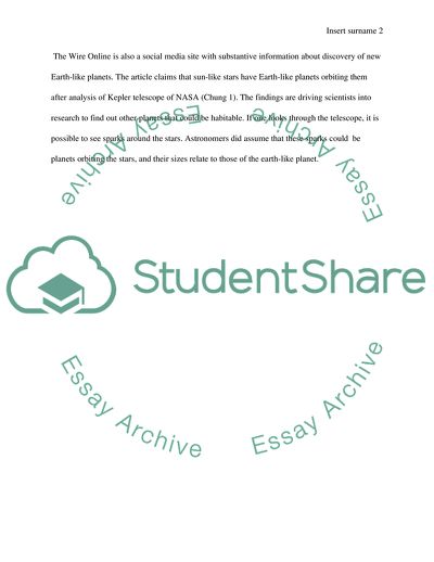 Discovering Science through Social Media: Existence of Other Earth-Like Planets