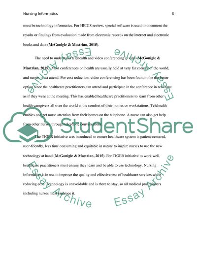 Nursing Informatics and the Foundation of Knowledge