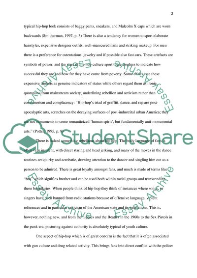 Hip Hops Effects on Violence