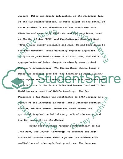 The Sixties Cultural and Counter Cultural Movement