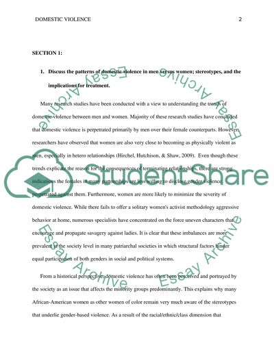 Domestic Violence Prevention