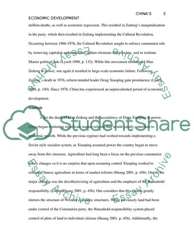 Chinas Economic Development Since 1978