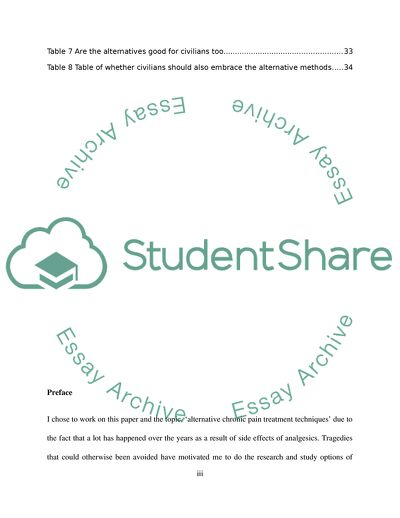 Alternative Chronic Pain Treatment Techniques