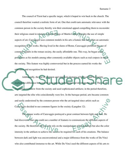 Patrons and Artists in Baroque Italy: Religious Paintings by Caravaggio and the Counter-Reformation Theories