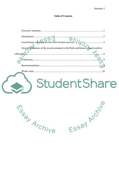 Family And Local History