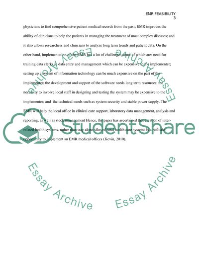 The Implementation of EMR