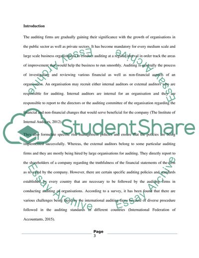 Differences Existing between National Environments