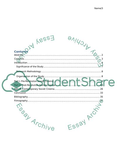 Post revolution cinema in Soviet Union