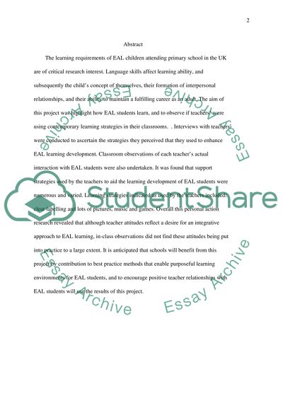 EAL Educational Children Support