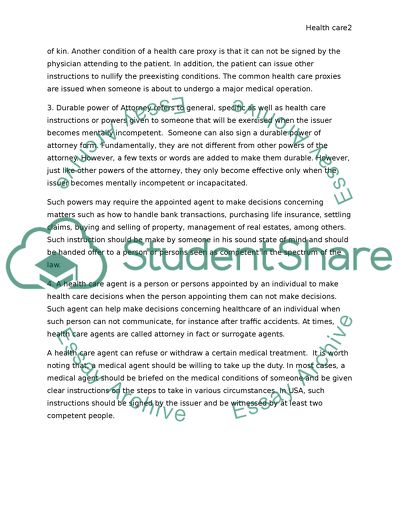 Healthcare Law & Ethics - Advanced Directives