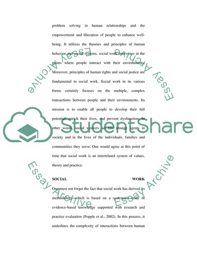 Values, Ethics and Anti-Oppressive Practice