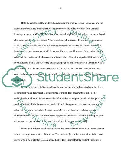 Mentors Play a Significant Role for Students