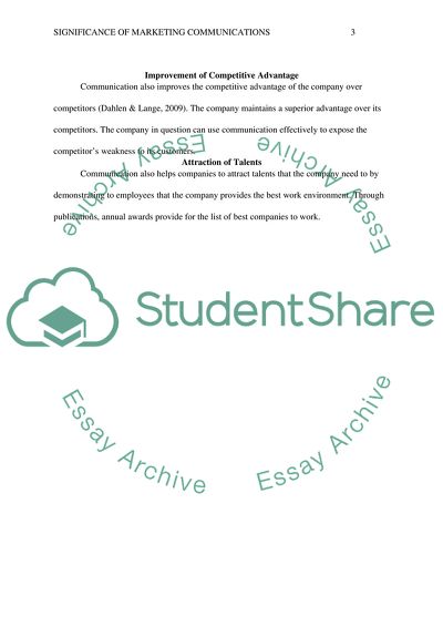 The Significance of Marketing Communications