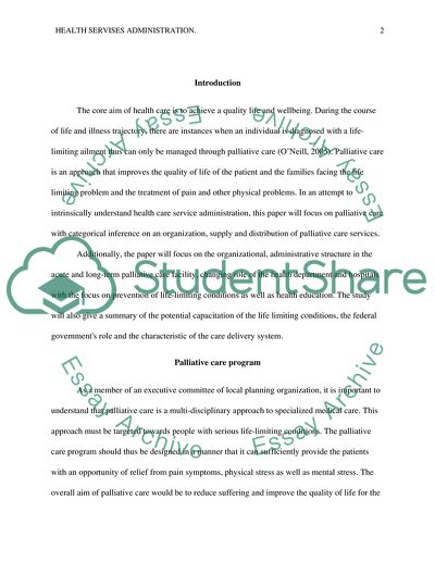 Health Services Administration