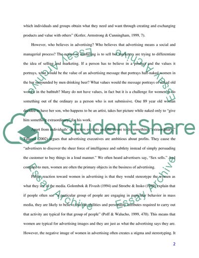 Women Image on Advertising