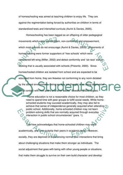 The Other Side of Homeschooling