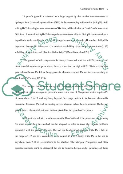The Importance of Soil Ph