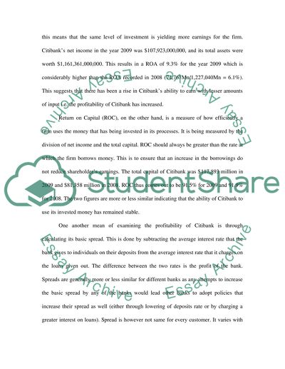 Bank analysis paper-Economics