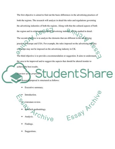 The Differences in the Advertising Practices in Europe and USA