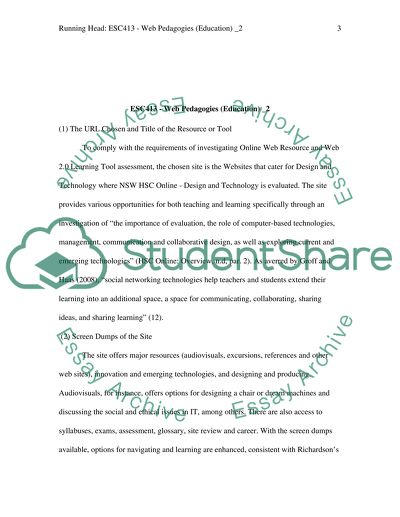 ESC413 - Web Pedagogies (Education) _2