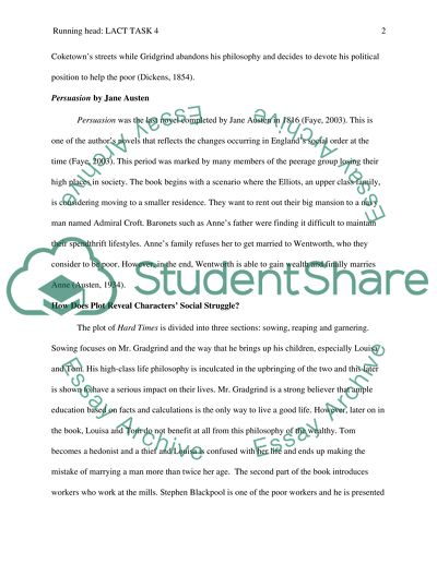 The Issue of Social Struggles in Literary Works