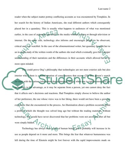 The Growth of Technology and Humanity