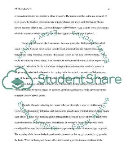 Biological Factors and Violence