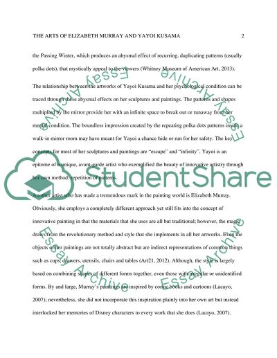 The Arts of Elizabeth Murray and Yayoi Kusama