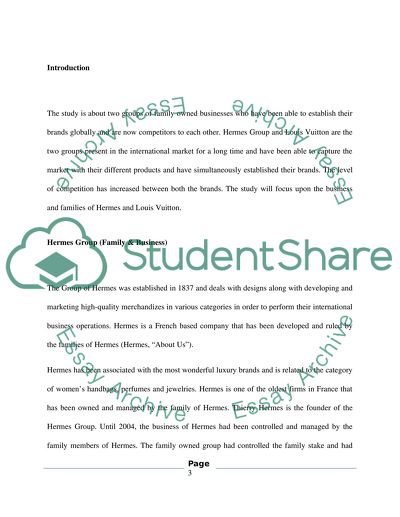 Fashion Business and Family Dynasties