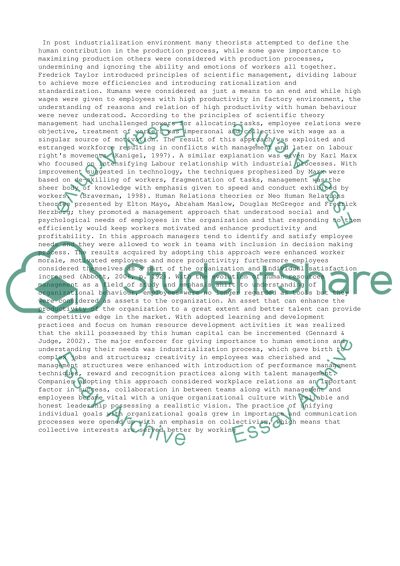 Advanced Organisational Behaviour