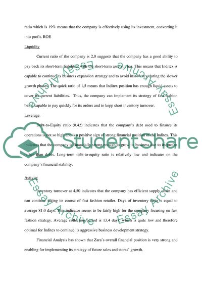 Zaras Company Situation Analysis