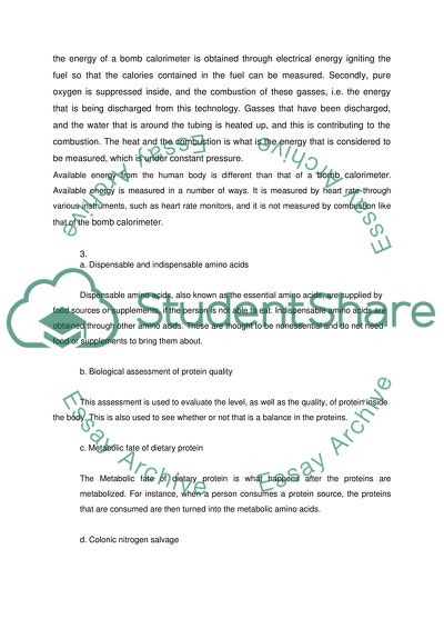 Nutritional Physiology and Biochemistry