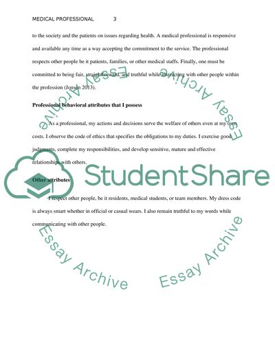 Medical Professional