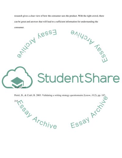 Consumer attitude questionnaire