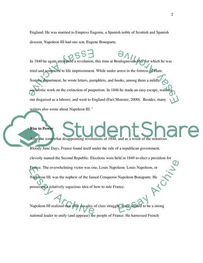 Napolon III Emperor of the French