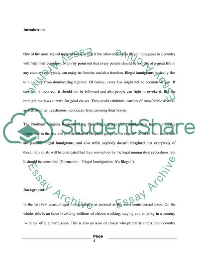 Means of Controlling Illegal Immigration