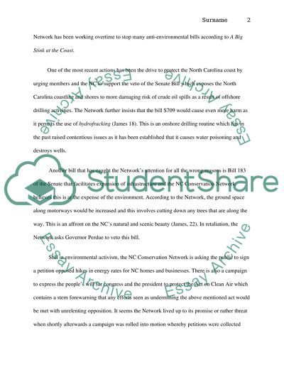 The North Carolina Conservation Network