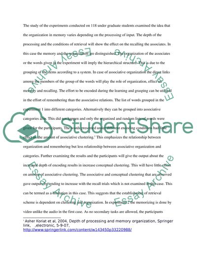 Psychology (experiments)