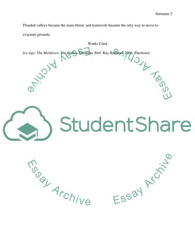 Critique of Carlos Saldanhas Film - Ice Age: The Meltdown