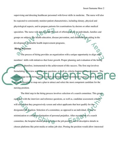 Interviw with nurse in indiana state university health center